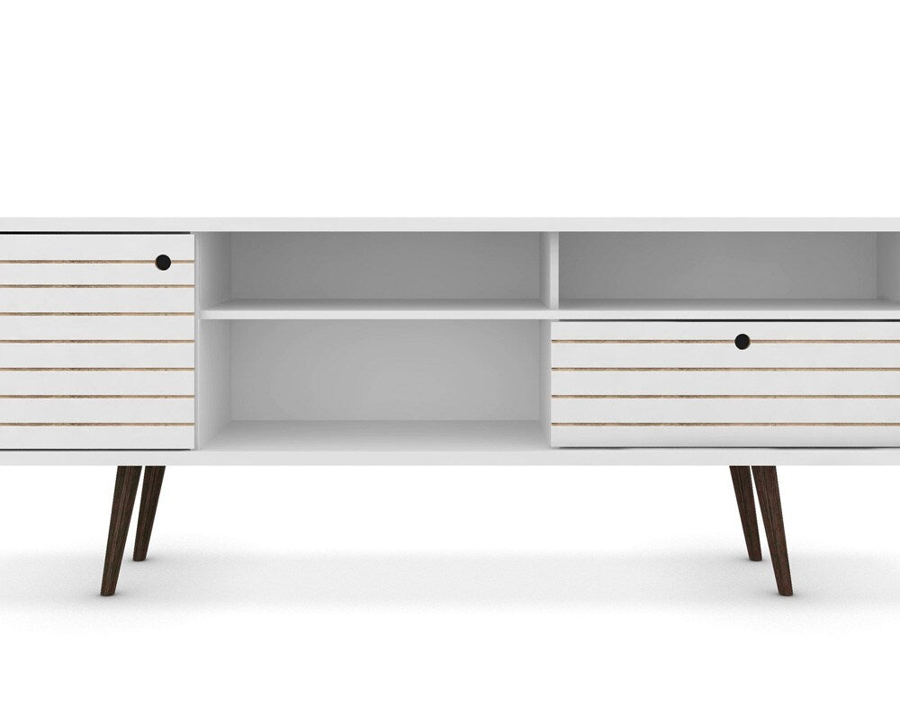 Manhattan Comfort - Liberty TV Stand with 1 Drawers in White - 202AMC6 veiw 7