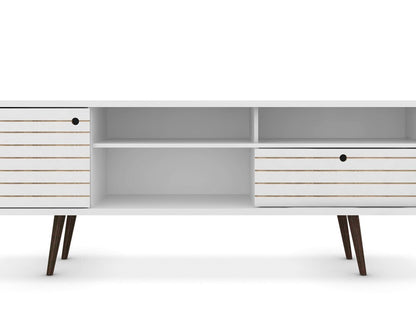 Manhattan Comfort - Liberty TV Stand with 1 Drawers in White - 202AMC6 veiw 7