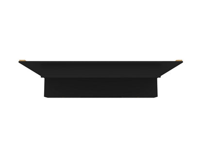 Manhattan Comfort - Liberty Floating Entertainment Center with 3 Fixed Shelves Shelves in Black - 235BMC8 veiw 3
