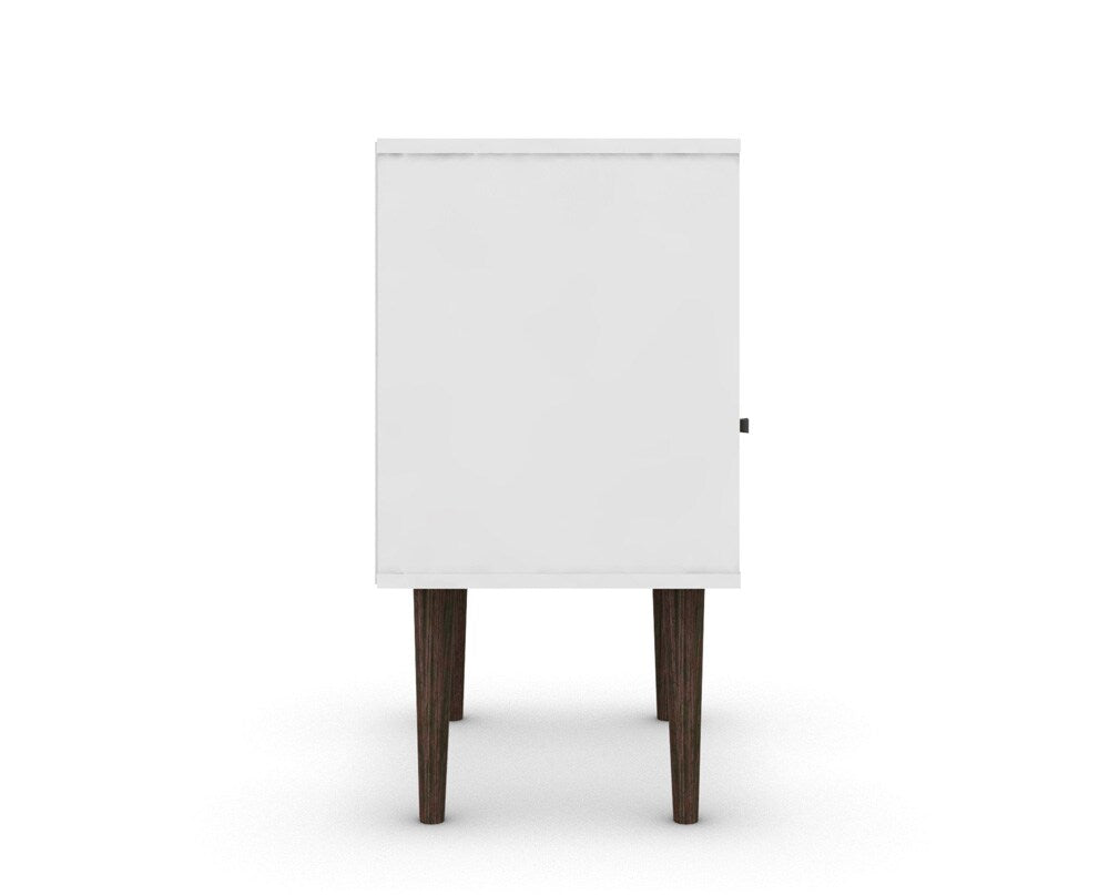 Manhattan Comfort - Liberty Nightstand with 1 Drawers in White - 203AMC6 veiw 5