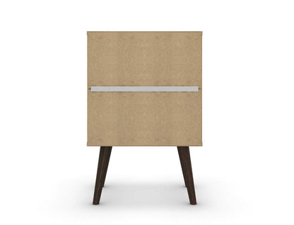 Manhattan Comfort - Liberty Nightstand with 1 Drawers in White - 203AMC6 veiw 6