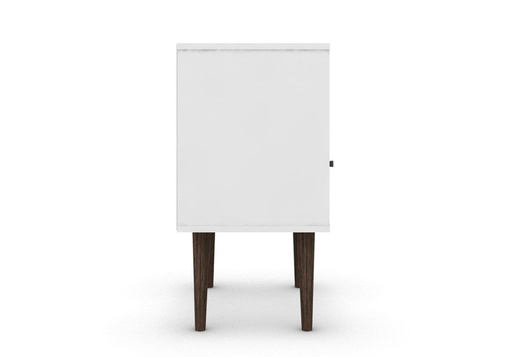 Manhattan Comfort - Liberty Nightstand with 1 Drawers in White and Yellow - 203AMC63 veiw 5