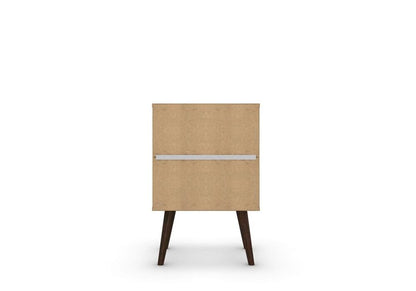 Manhattan Comfort - Liberty Nightstand with 1 Drawers in White and Yellow - 203AMC63 veiw 6