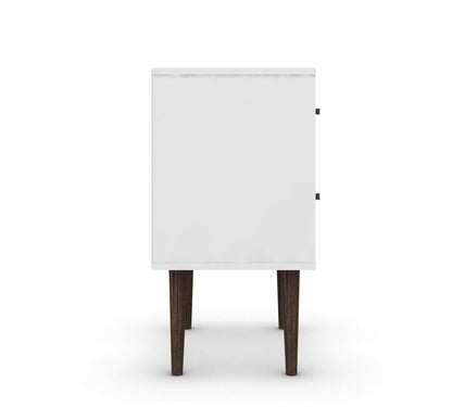 Manhattan Comfort - Liberty Nightstand with 2 Drawers in White - 204AMC6 veiw 4