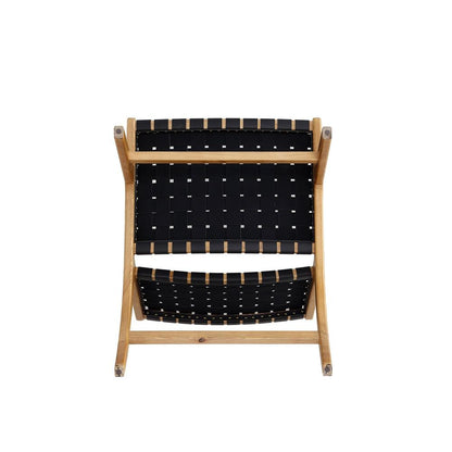 Manhattan Comfort - Maintenon Pu Leather Accent Chair with American Ash Wood Legs in Black - Set of 2 - 2-ACCA03-BK veiw 7