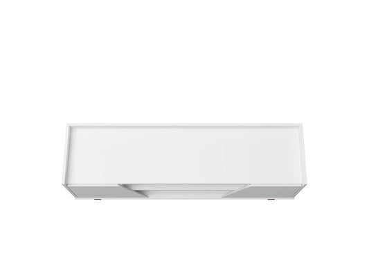 Manhattan Comfort - Marcus TV Stand with 4 Fixed Shelves in White - 259BMC6 veiw 2