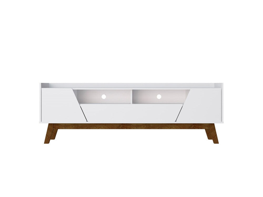 Manhattan Comfort - Marcus TV Stand with 2 Drawers in White - 261BMC6 veiw 1
