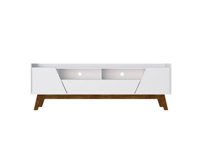 Manhattan Comfort - Marcus TV Stand with 2 Drawers in White - 261BMC6 veiw 1