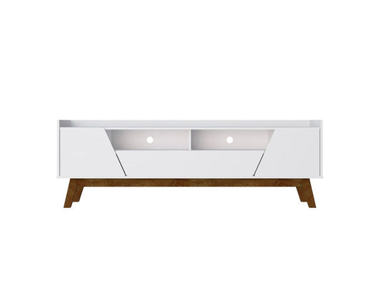 Manhattan Comfort - Marcus TV Stand with 2 Drawers in White - 261BMC6 veiw 1