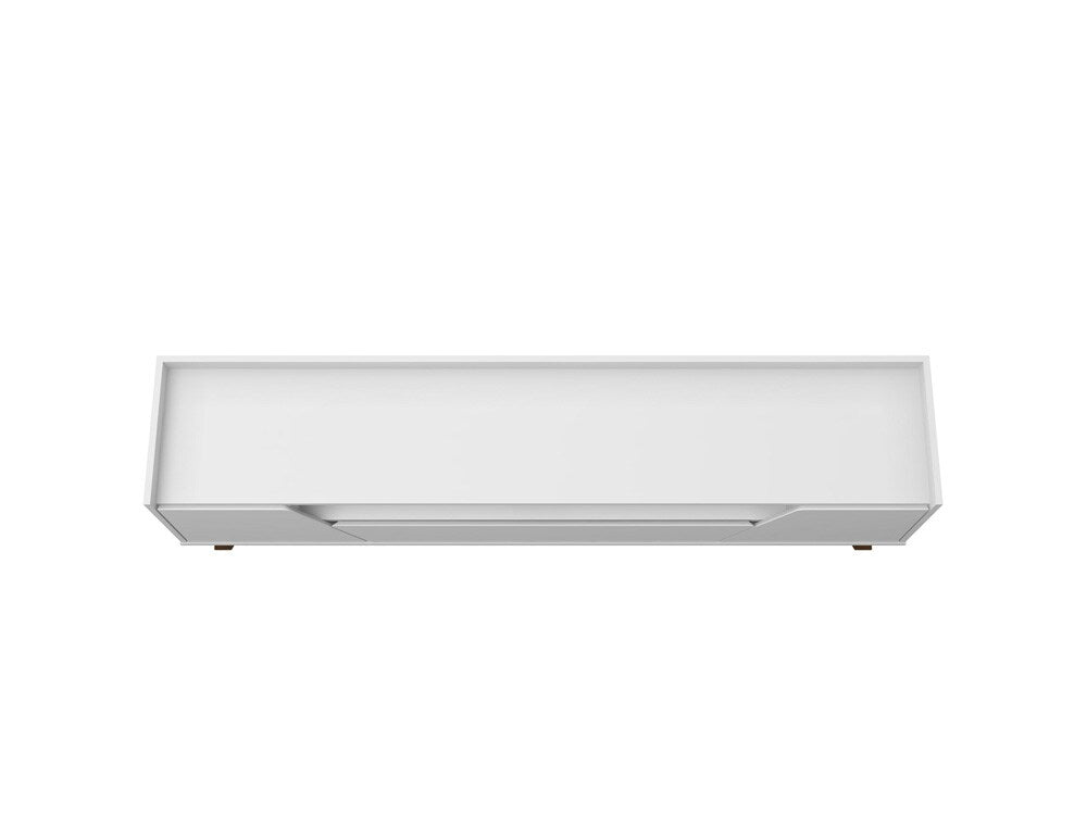 Manhattan Comfort - Marcus TV Stand with 2 Drawers in White - 261BMC6 veiw 2