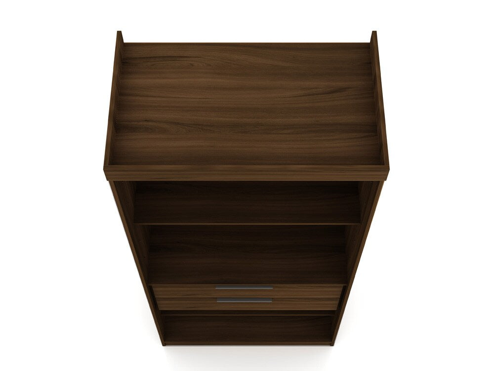 Manhattan Comfort - Mulberry Closet with 2 Drawers in Brown - 109GMC5 veiw 5