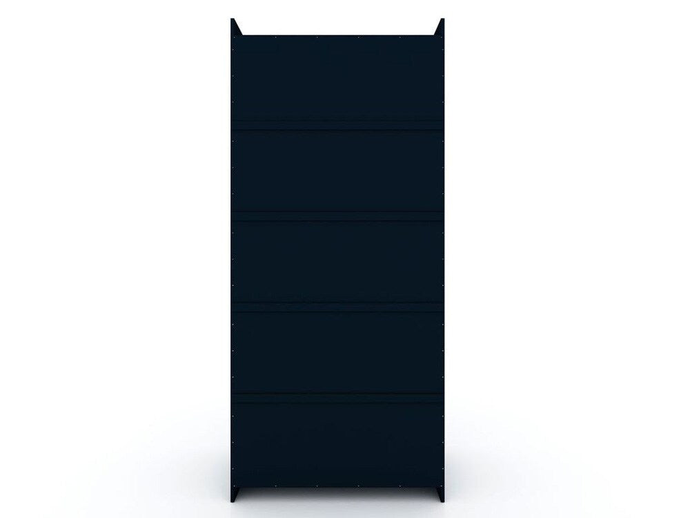 Manhattan Comfort - Mulberry Closet with 2 Drawers in Tatiana Midnight Blue - 109GMC4 veiw 6