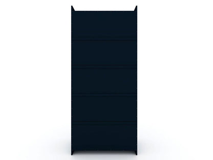 Manhattan Comfort - Mulberry Closet with 2 Drawers in Tatiana Midnight Blue - 109GMC4 veiw 6