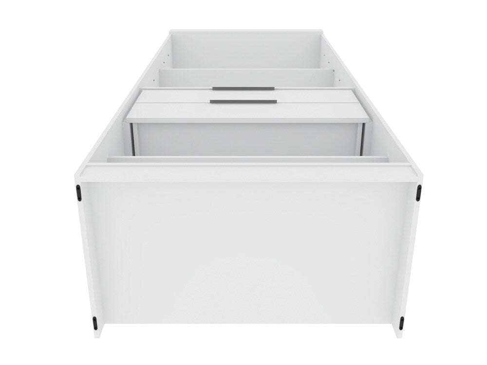 Manhattan Comfort - Mulberry Closet with 4 Drawers in White - Set of 2 - 112GMC1 veiw 4