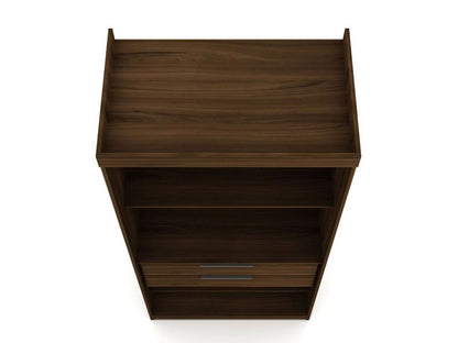 Manhattan Comfort - Mulberry Door Closet with 2 Drawers in Brown - 116GMC5 veiw 4