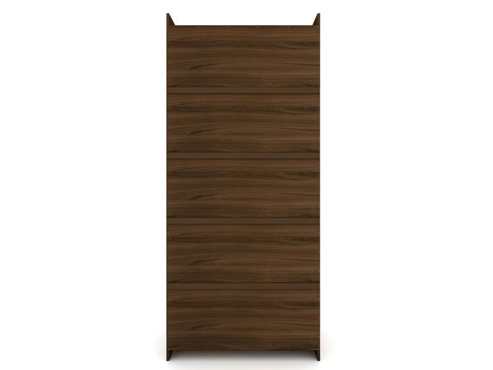 Manhattan Comfort - Mulberry Door Closet with 2 Drawers in Brown - 116GMC5 veiw 6
