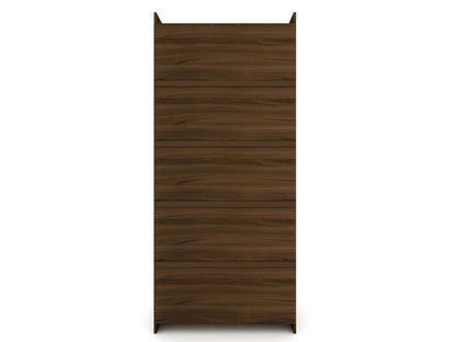 Manhattan Comfort - Mulberry Door Closet with 2 Drawers in Brown - 116GMC5 veiw 6