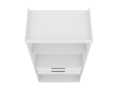 Manhattan Comfort - Mulberry Door Closet with 4 Drawers in White - Set of 2 - 121GMC1 veiw 4