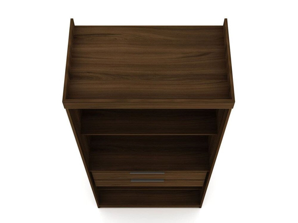 Manhattan Comfort - Mulberry Door Closet with 6 Drawers in Brown - Set of 3 - 124GMC5 veiw 4