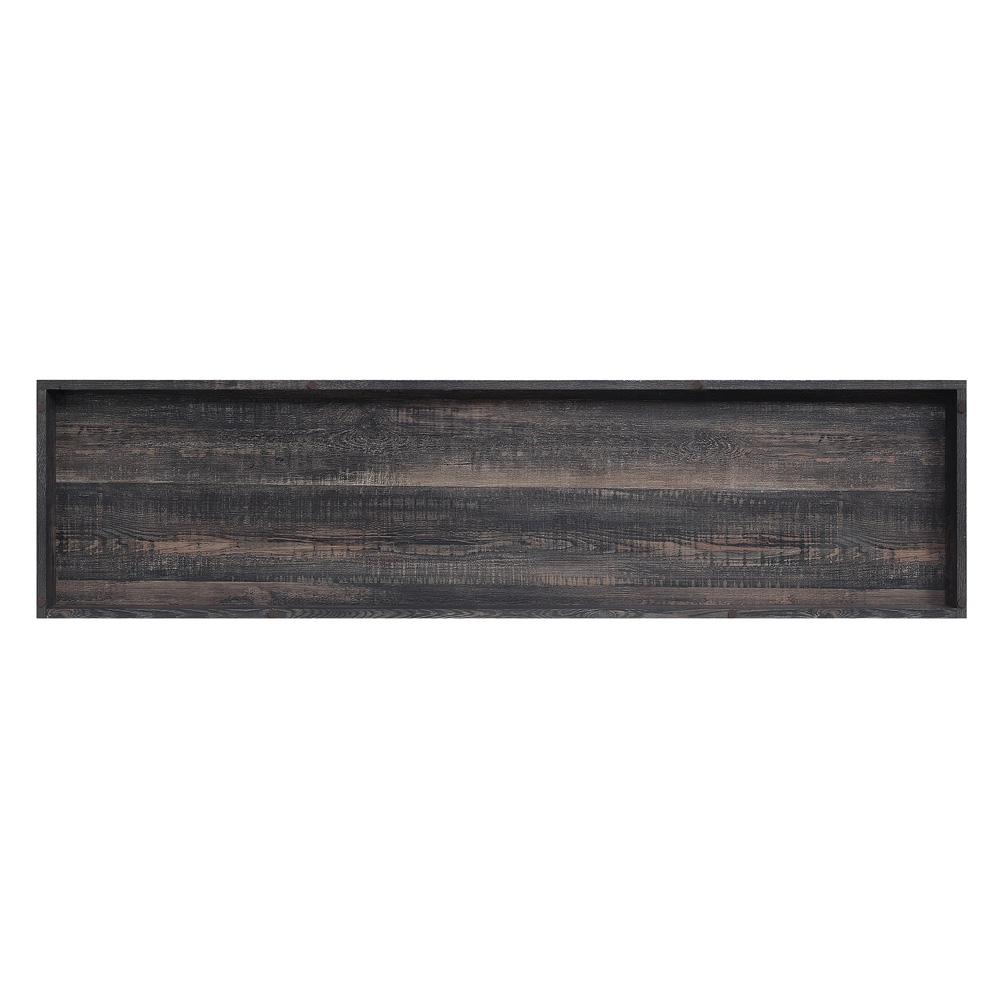 Manhattan Comfort - Myrtle TV Stand with 7 Fixed Shelves in Heavy Brown - TVFP2-BR veiw 5