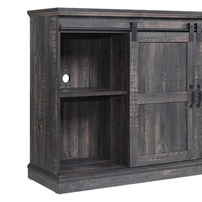 Manhattan Comfort - Myrtle TV Stand with 7 Fixed Shelves in Heavy Brown - TVFP2-BR veiw 6