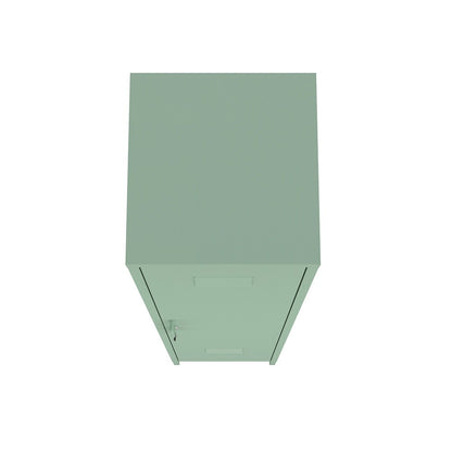 Manhattan Comfort - 2-Piece Naomi Accent Cabinet and Storage Cabinet with 8 Adjustable Shelves in Green - 2-AF067-GR veiw 4