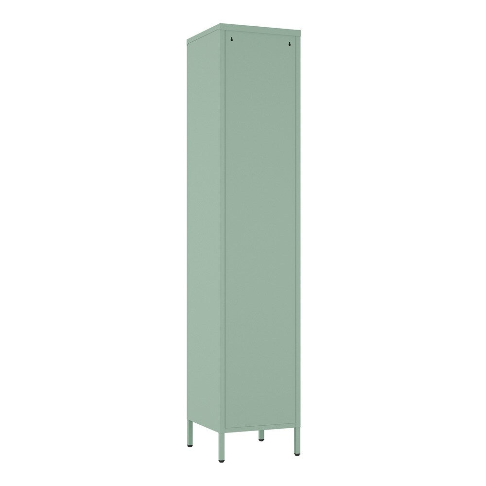 Manhattan Comfort - Naomi 15 Single Locker Storage Cabinet with 5 Adjustable Shelves in Green - AF007-GR veiw 4