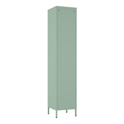 Manhattan Comfort - Naomi 15 Single Locker Storage Cabinet with 5 Adjustable Shelves in Green - AF007-GR veiw 4