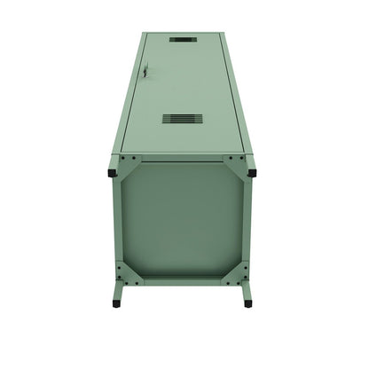 Manhattan Comfort - Naomi 15 Single Locker Storage Cabinet with 5 Adjustable Shelves in Green - AF007-GR veiw 6