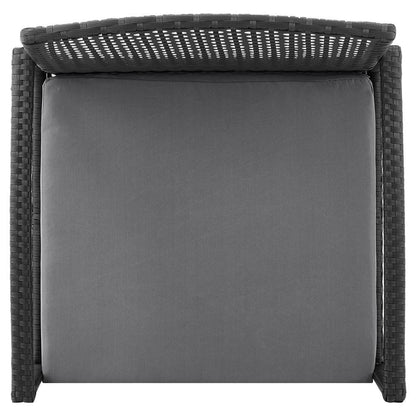 Manhattan Comfort - 3-Piece Noli Patio Set Seating Group with End Table in Black and Grey - OD-CV006-GY veiw 7