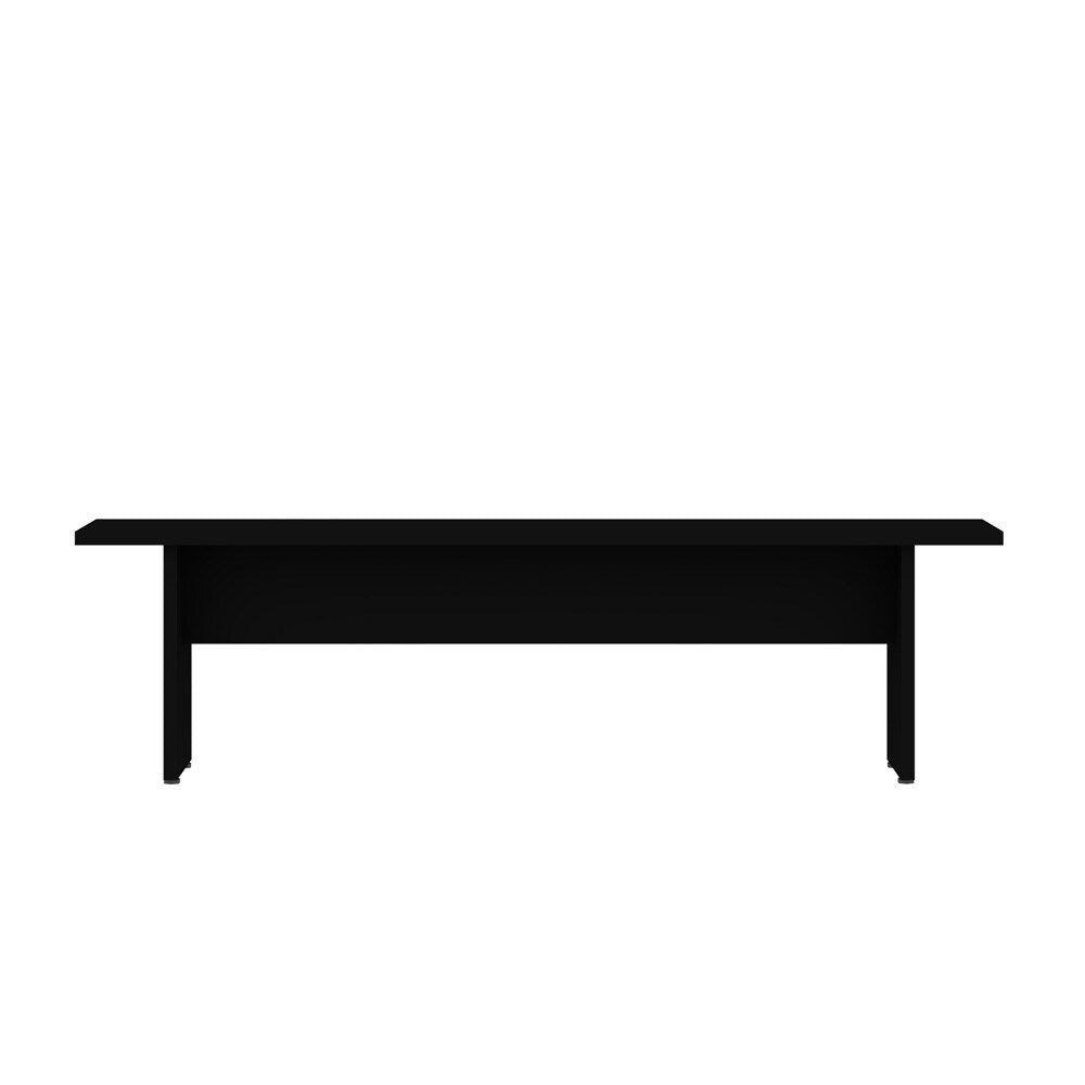 Manhattan Comfort - Nomad Dining Bench with MDF Legs in Black - 123GMC2 veiw 2
