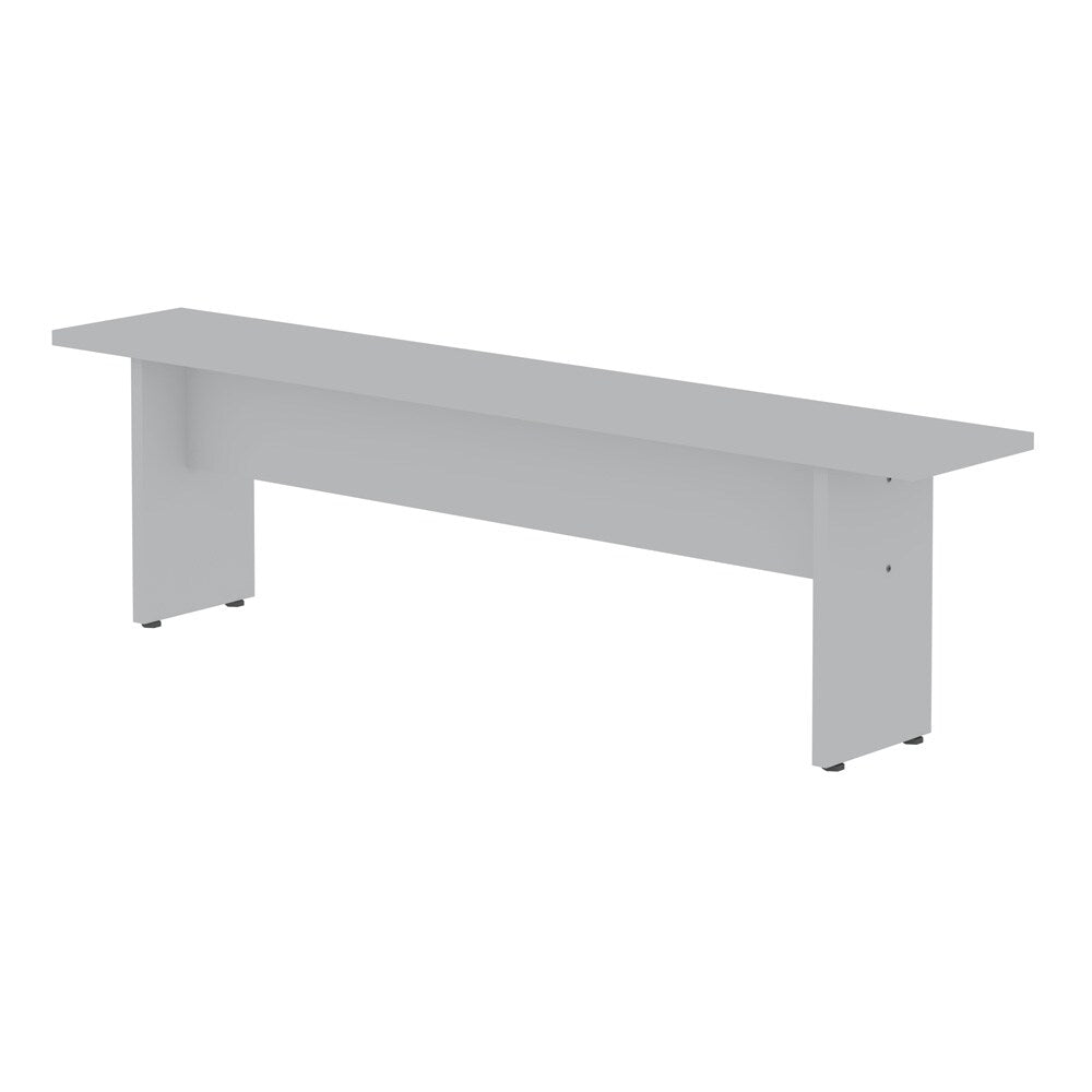 Manhattan Comfort - Nomad Dining Bench with MDF Legs in White - 123GMC1 veiw 1