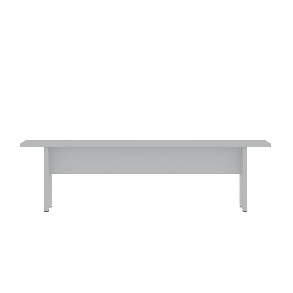 Manhattan Comfort - Nomad Dining Bench with MDF Legs in White - 123GMC1 veiw 2