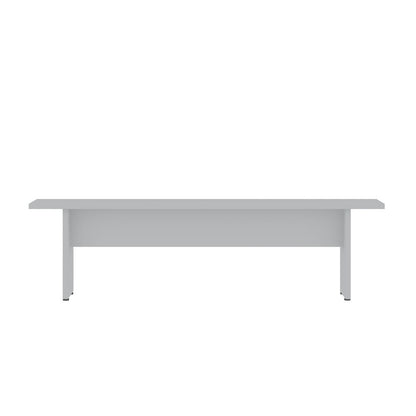 Manhattan Comfort - Nomad Dining Bench with MDF Legs in White - 123GMC1 veiw 2