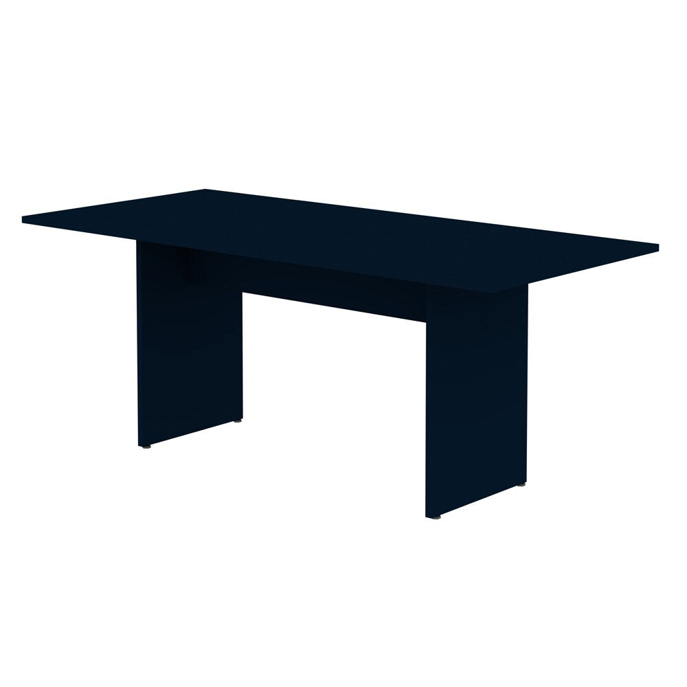 Manhattan Comfort - 3-Piece Nomad Dining with MDF Legs in Blue - 126GMC4 veiw 2