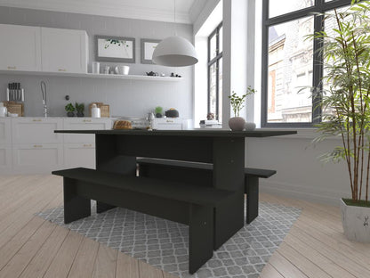 Manhattan Comfort - 3-Piece Nomad Dining with MDF Legs in Grey - 126GMC9 veiw 7