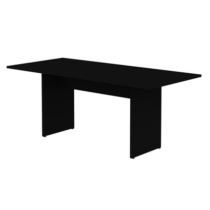 Manhattan Comfort - Nomad Dining Table with MDF Legs in Black - 122GMC2 veiw 1