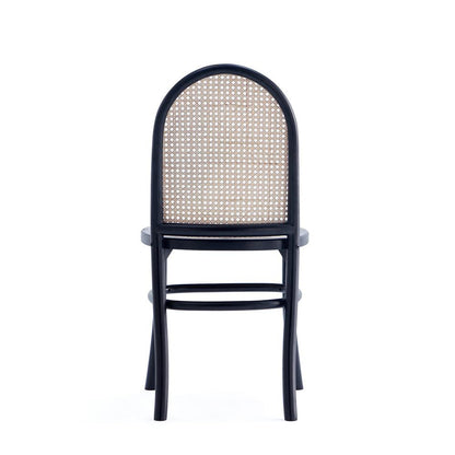 Manhattan Comfort - Paragon 1.0 Dining Chair with Cushion in Black and Grey - Set of 4 - 2-DCCA05-GY veiw 6