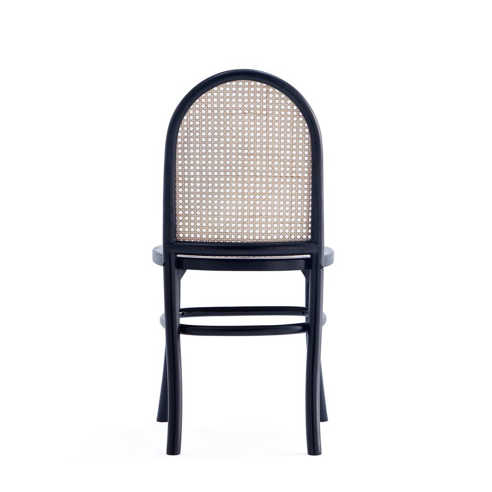 Manhattan Comfort - Paragon 1.0 Dining Chair with Cushion in Black and Grey - Set of 2 - DCCA05-GY veiw 6