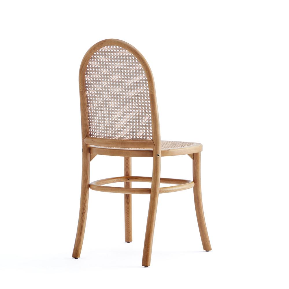Manhattan Comfort - Paragon 1.0 Dining Chair in Nature and Oatmeal - Set of 2 - DCCA12-NA veiw 5