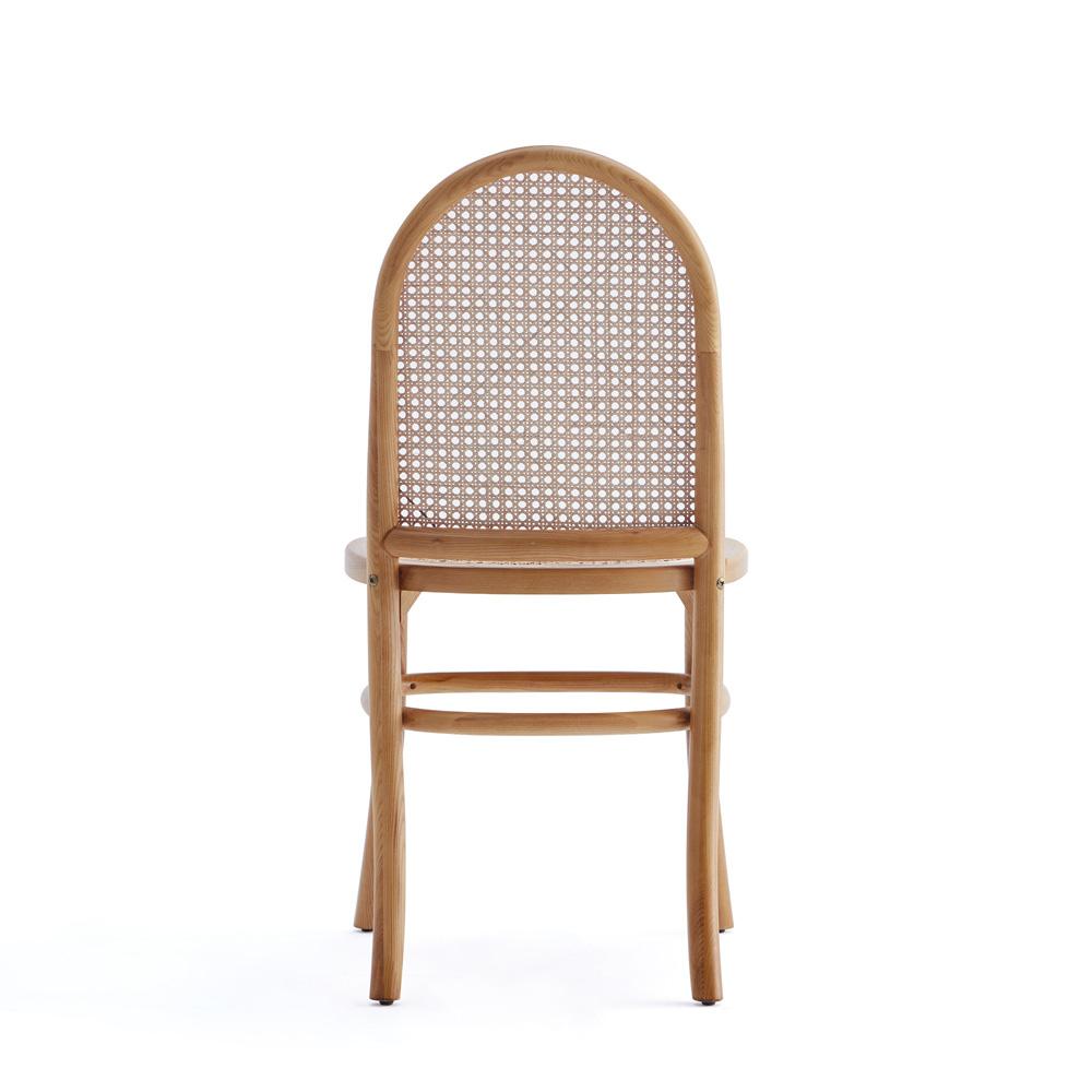 Manhattan Comfort - Paragon 1.0 Dining Chair in Nature and Oatmeal - Set of 2 - DCCA12-NA veiw 6