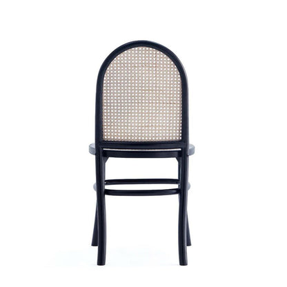 Manhattan Comfort - 9-Piece Paragon 1.0 and Rockaway Woven Polycotton Dining Set in Black and GreyBlack - 8-DT02DCCA05-GY veiw 6
