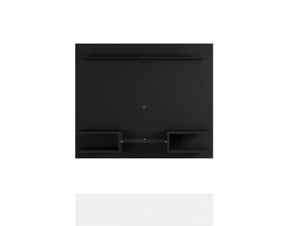 Manhattan Comfort - Plaza Floating Entertainment Center with 6 Fixed Shelves in Black - 224BMC8 veiw 1