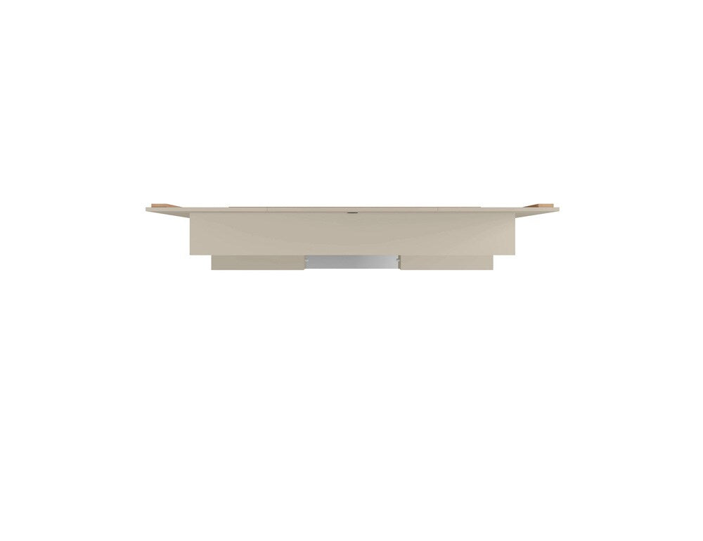 Manhattan Comfort - Plaza Floating Entertainment Center with 6 Fixed Shelves in Off White - 224BMC1 veiw 6