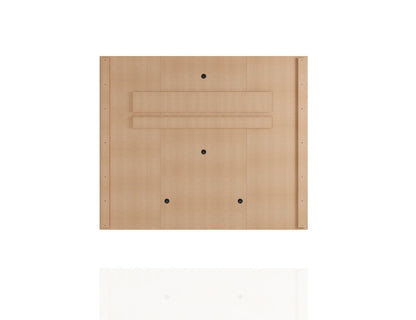 Manhattan Comfort - Plaza Floating Entertainment Center with 6 Fixed Shelves in Rustic Brown and Yellow - 224BMC94 veiw 7
