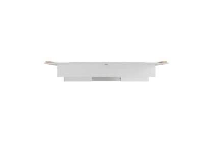 Manhattan Comfort - Plaza Floating Entertainment Center with 6 Fixed Shelves in White - 224BMC6 veiw 6