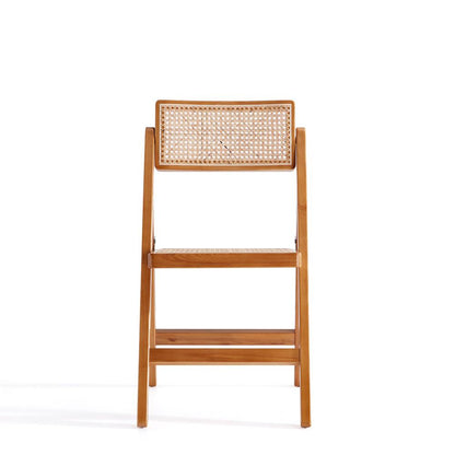 Manhattan Comfort - Pullman Dining Folding Chair with American Ash Wood Legs in Nature - Set of 2 - DCCA08-NA veiw 2