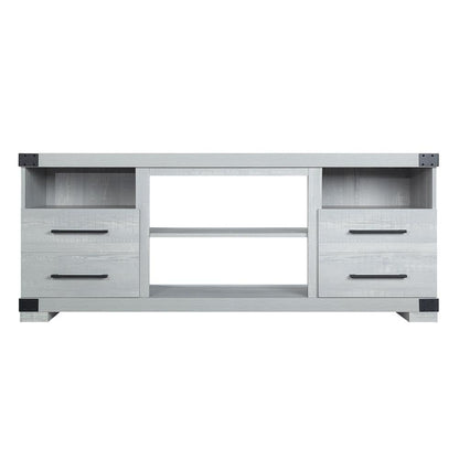 Manhattan Comfort - Richmond TV Stand with 2 Full Extension Drawers in Grey - TVFP1-GY veiw 1