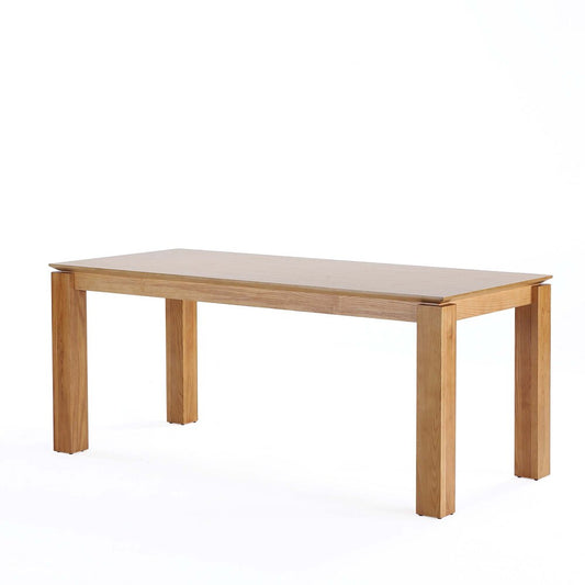 Manhattan Comfort - Rockaway Dining Table with American Solid Ash Wood Legs in Nature - DT02-NA veiw 2
