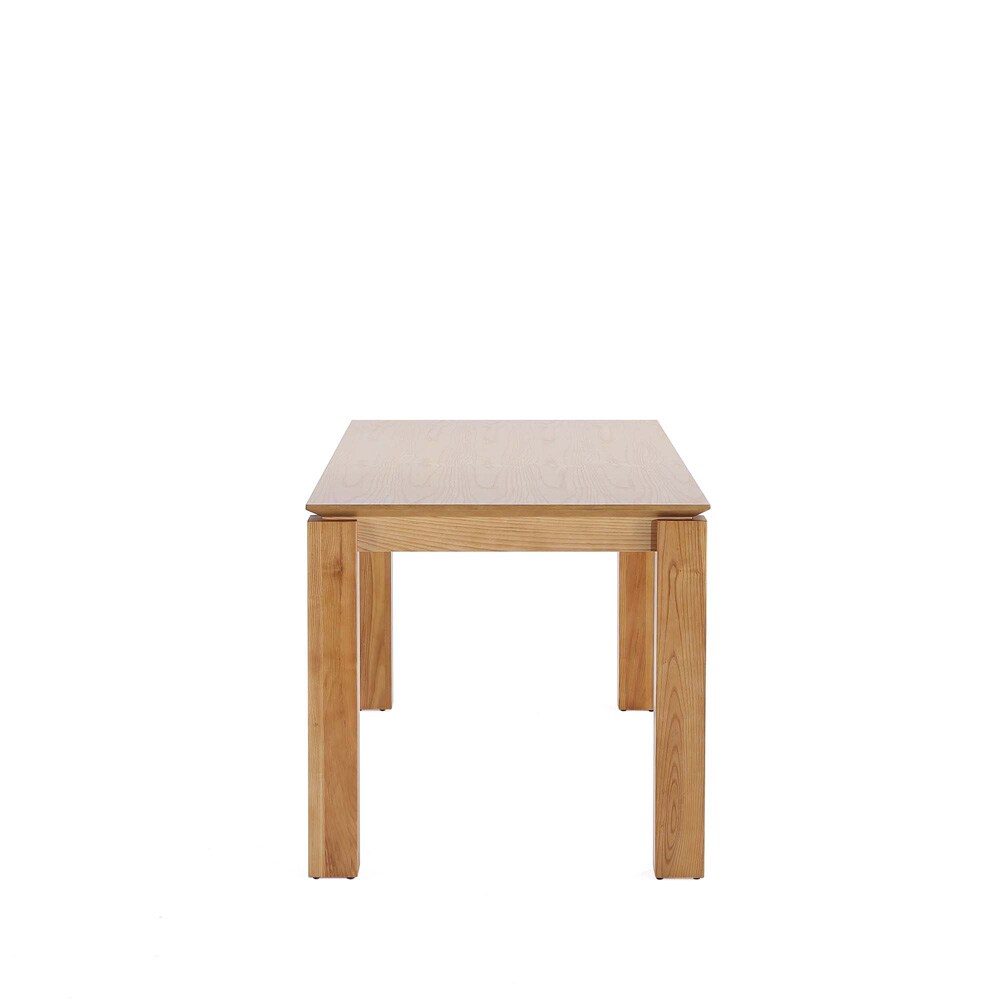 Manhattan Comfort - Rockaway Dining Table with American Solid Ash Wood Legs in Nature - DT02-NA veiw 3